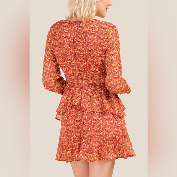 NWT Mi Ami Adaline Floral Wrap Dress | Size Medium - Picture 3 of 12